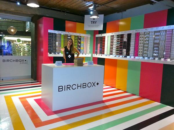 Birchbox pop-up shop | Shopify Retail blog