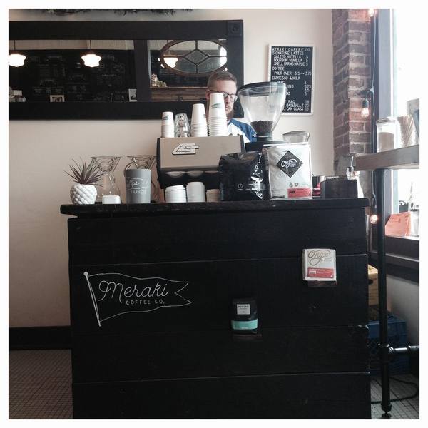 Meraki Coffee Co. pop-in store | Shopify Retail blog