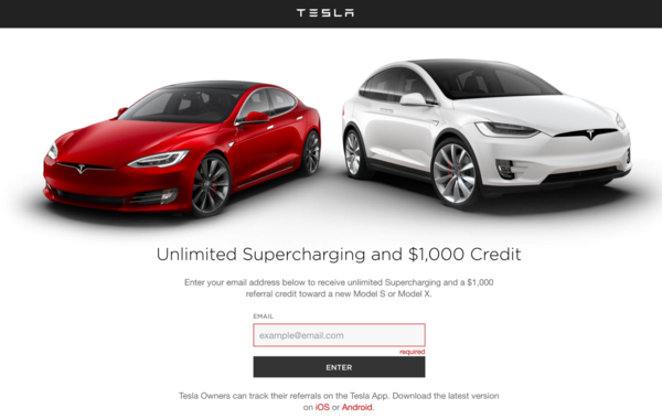 Tesla referral program | Shopify Retail blog