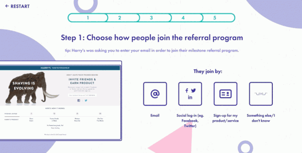 Harry's referral program | Shopify Retail blog