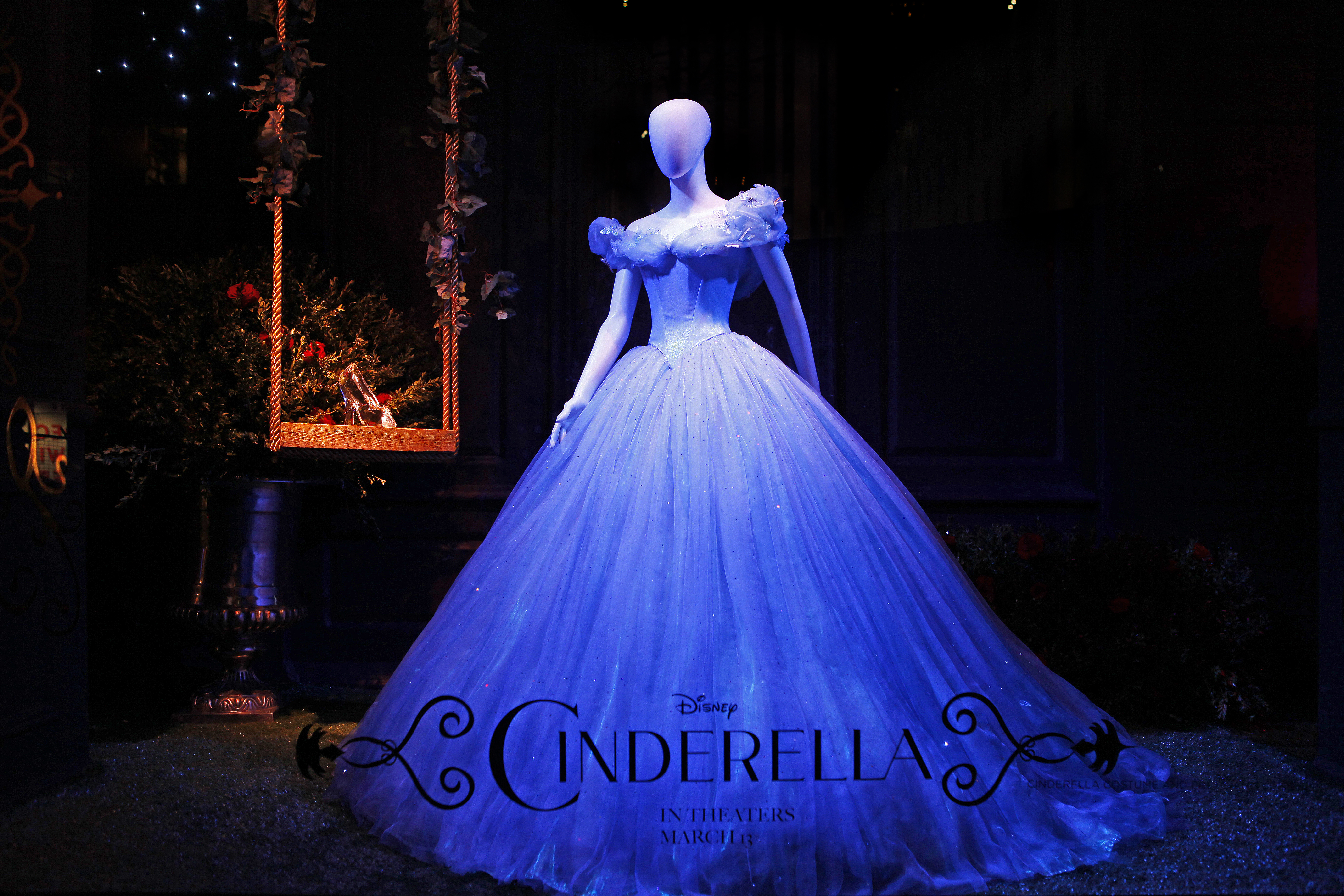 Prince Charming Debuts at Saks Fifth Avenue & Cinderella Gets Her Dream Wardrobe, Displays Created by SFD