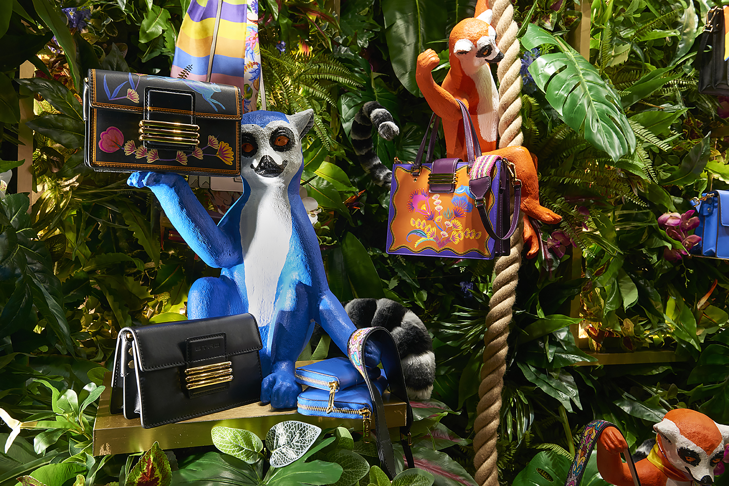 ETRO Welcomes You To The Jungle With Their New Rainbow Colours Bag Collection