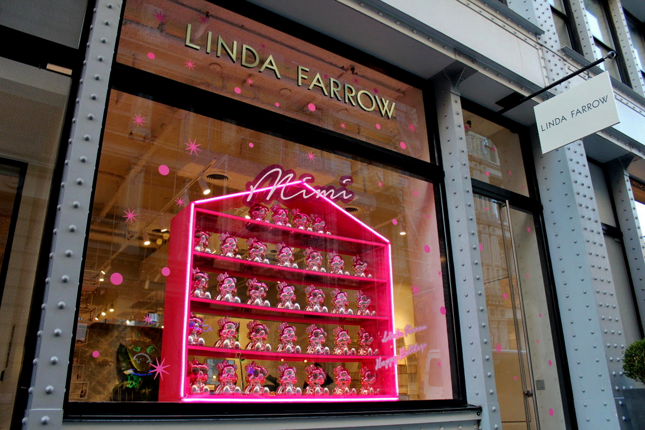 Travel This Holiday Season with Mimi, Linda Farrow’s Holiday Bear