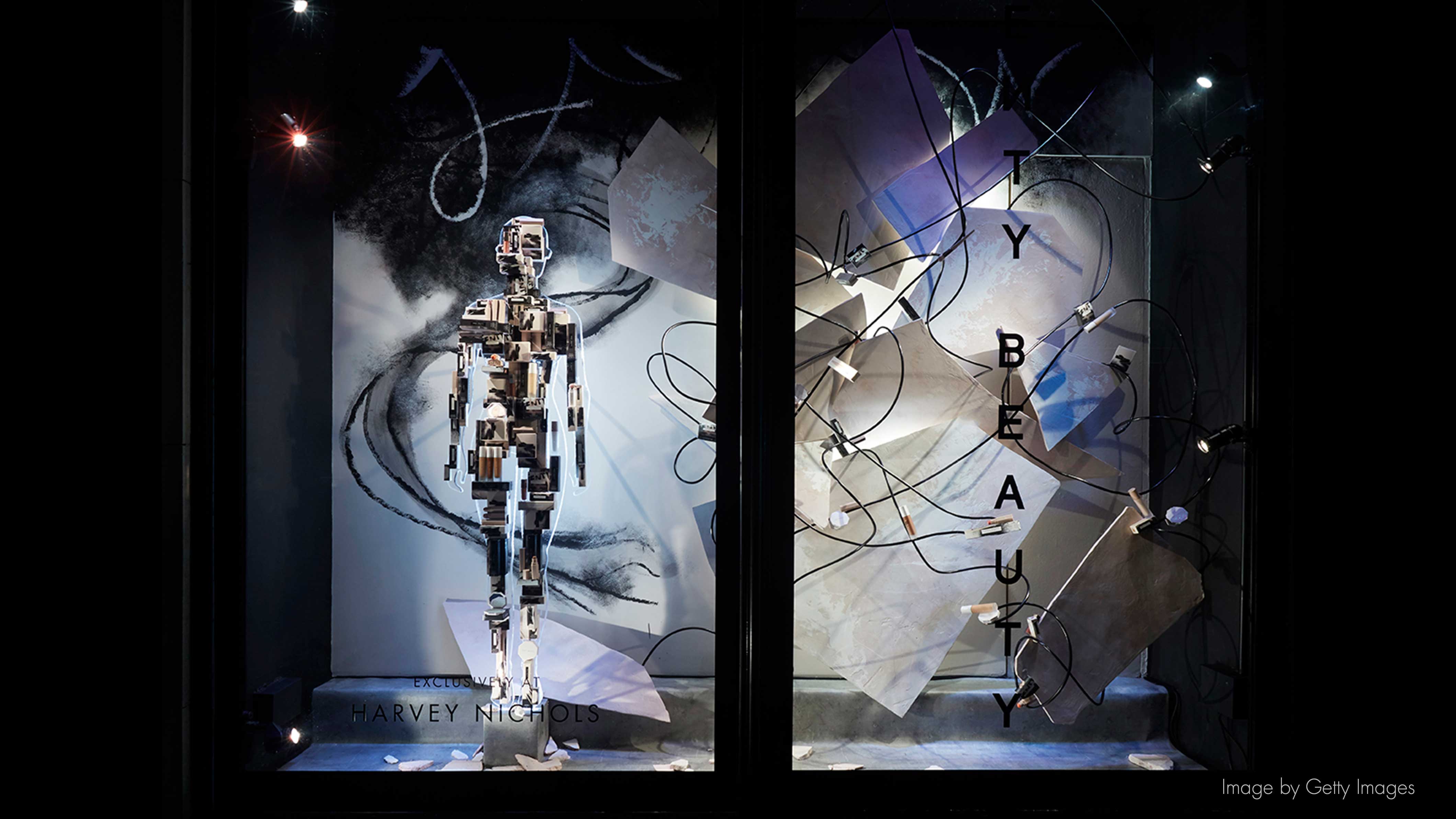 Harvey Nichols Windows Receive Makeover for Fenty Beauty Collection