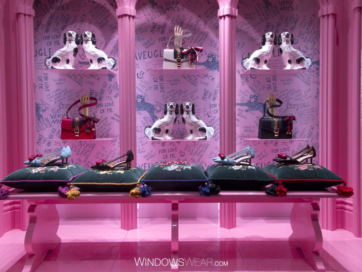 Gucci Launches Home Decor Collection Featured In Windows