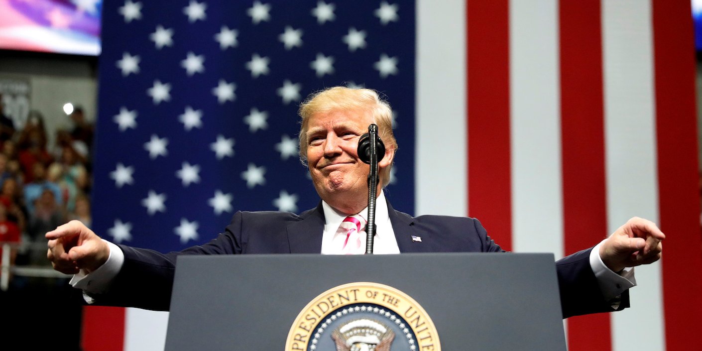Trump appears not to understand grocery shopping in latest push for voter ID laws