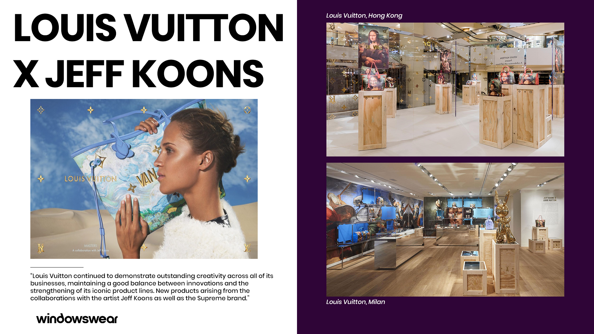 Louis Vuitton debuts new collaboration with Jeff Koons