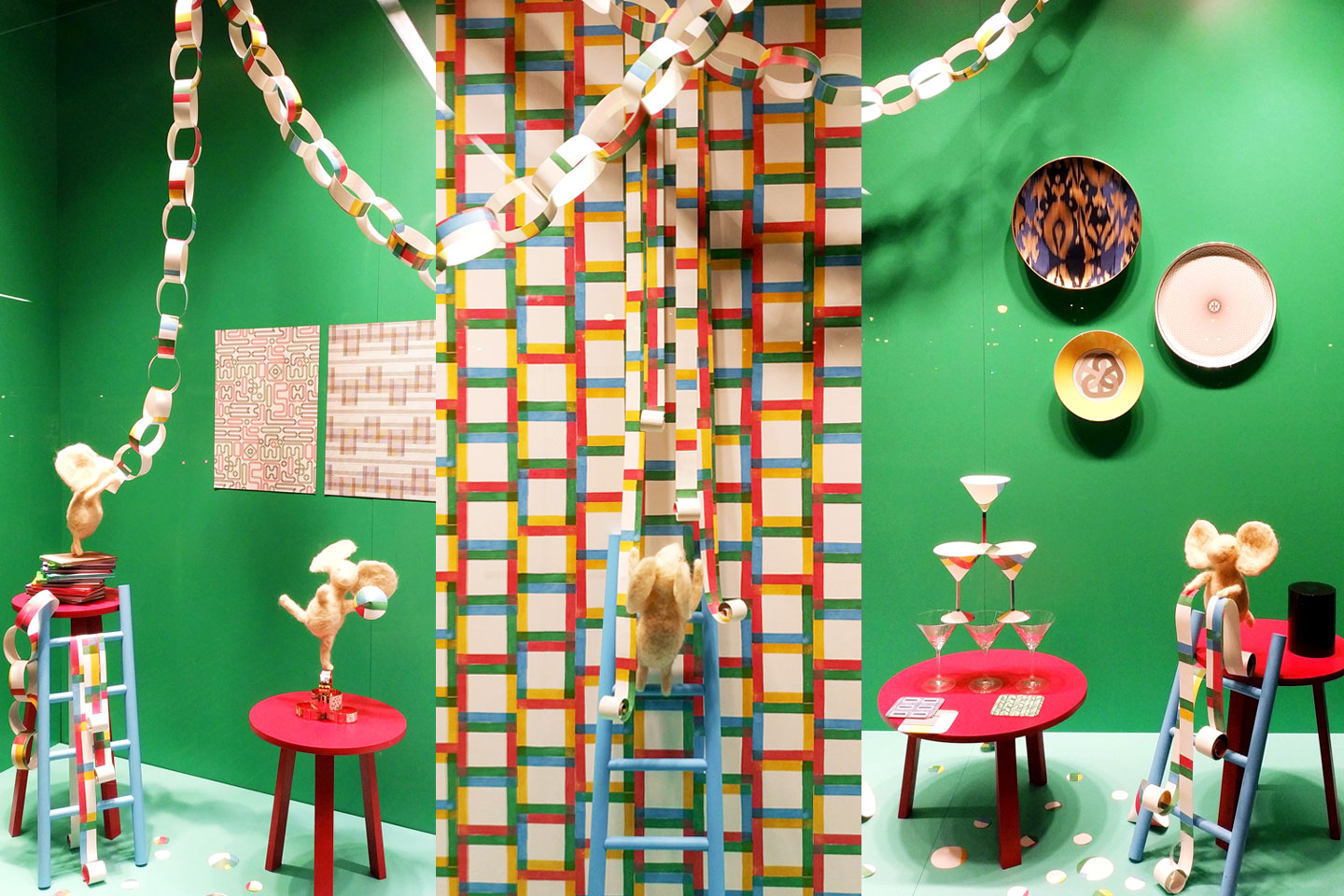 Christmas windows displays of Hermès Spain by INSTORE