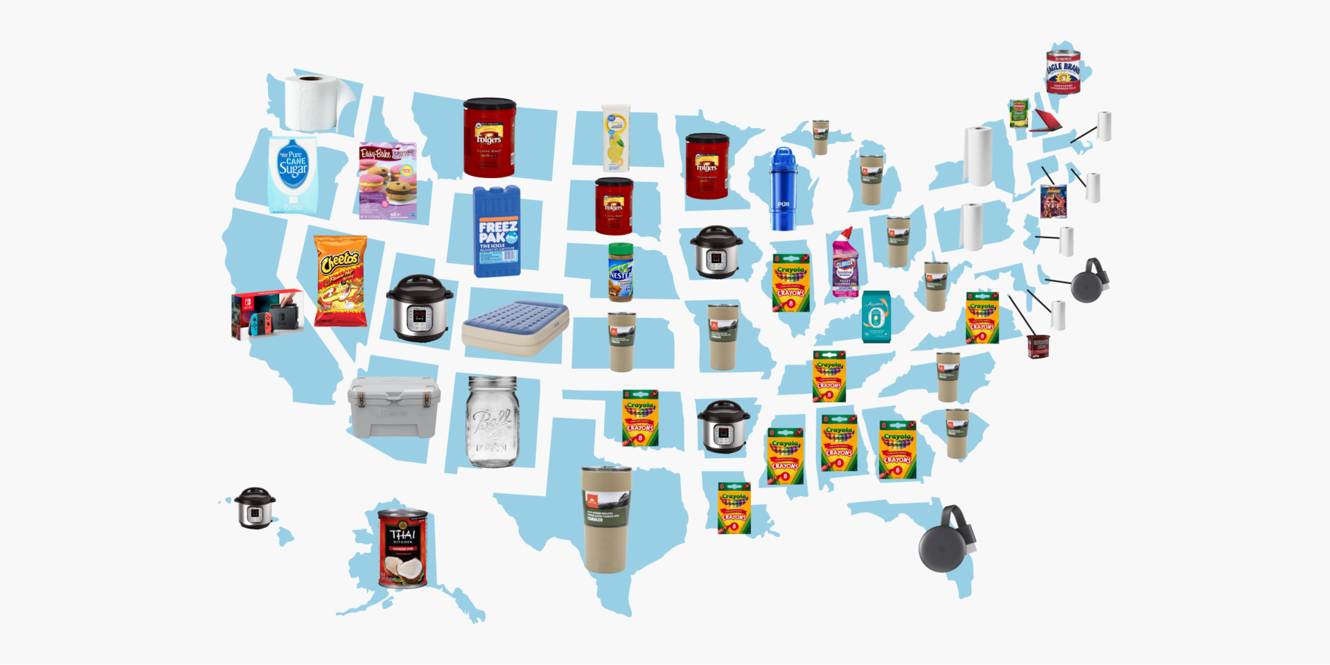 Walmart reveals the most bizarre top-selling items of 2018 in every state (WMT)