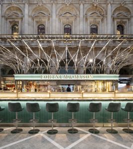 “The Royal Exchange” bar and restaurant in Fortnum & Mason