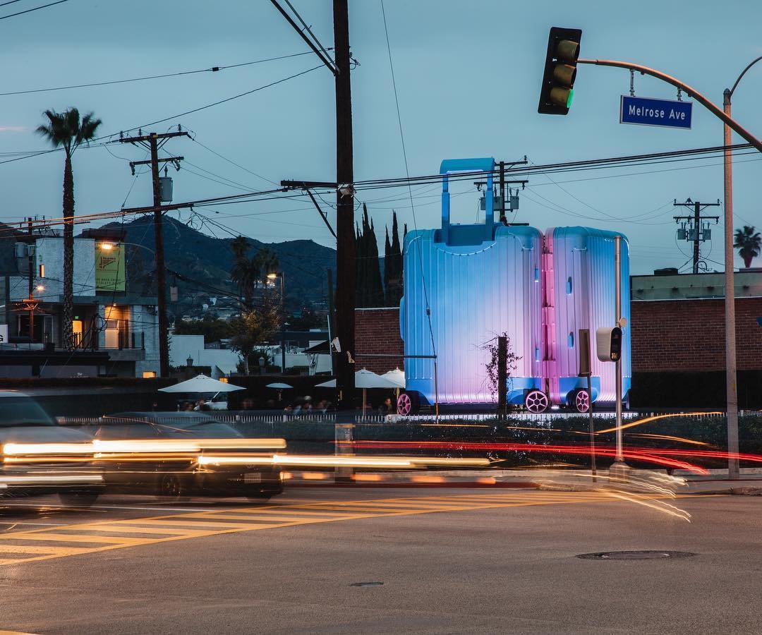 Rimowa’s Larger-Than-Life Suitcases Lands in Los Angeles