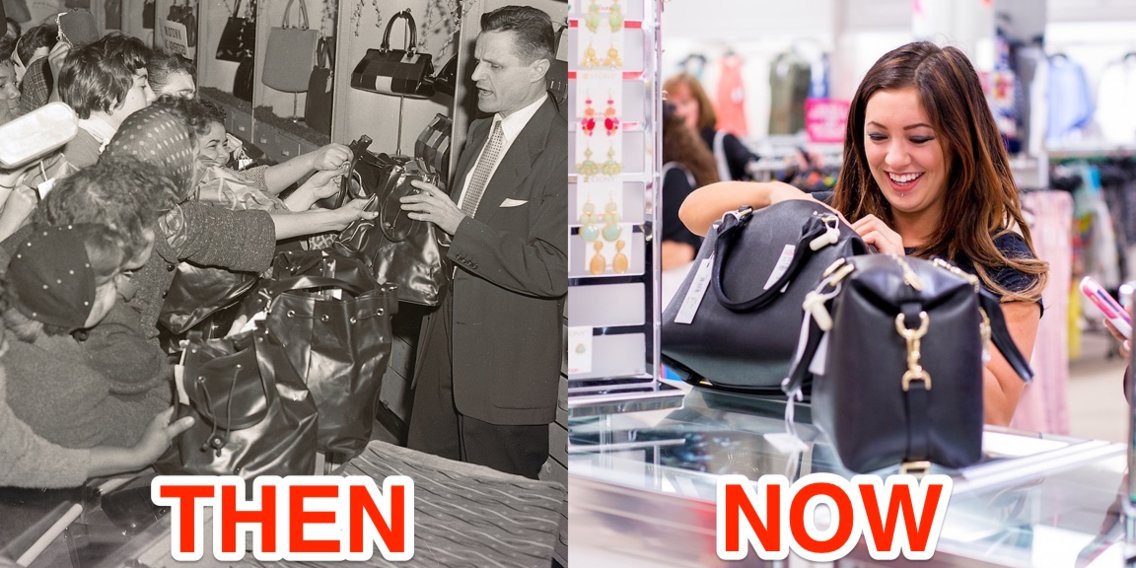THEN AND NOW: How department stores have changed in the last 100 years