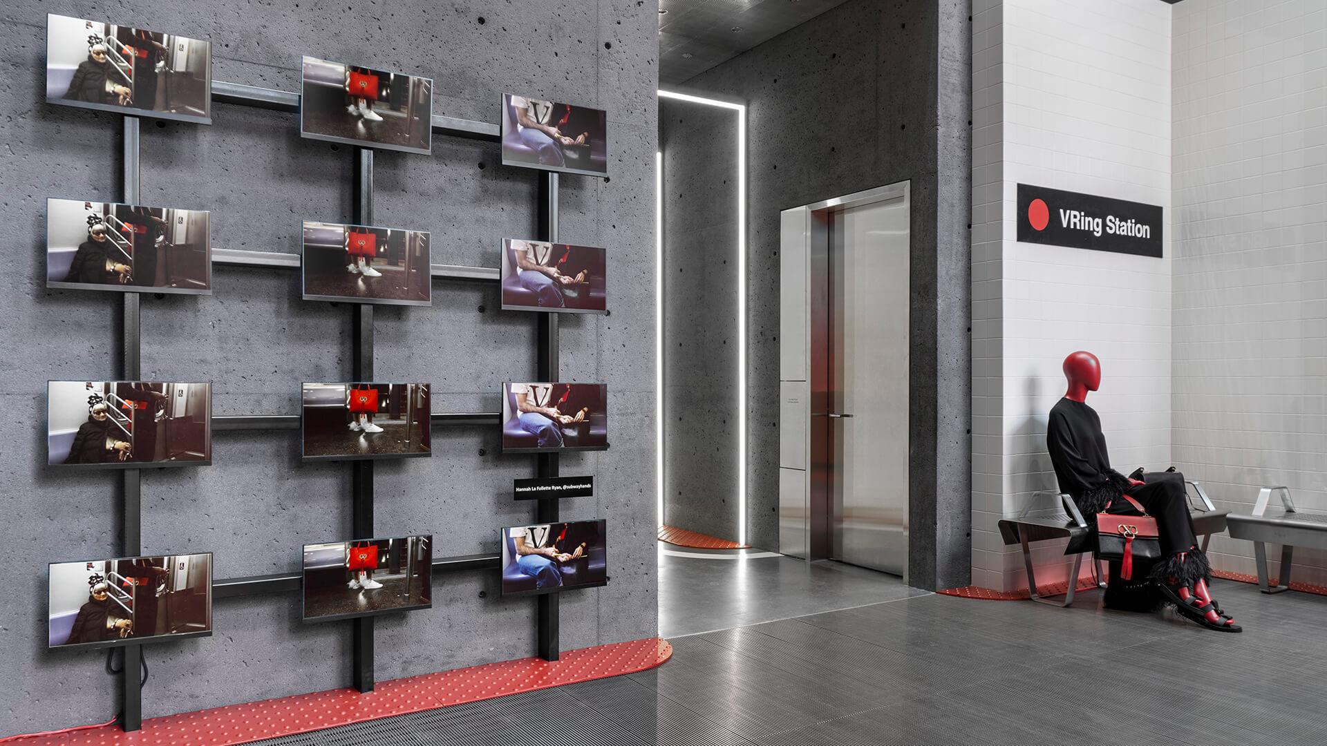 Valentino Welcomes You To Jump on Board their VRing Subway Station