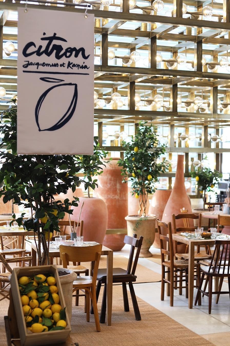Jacquemus Opens a Lemon Themed Cafe in Galeries Lafayette