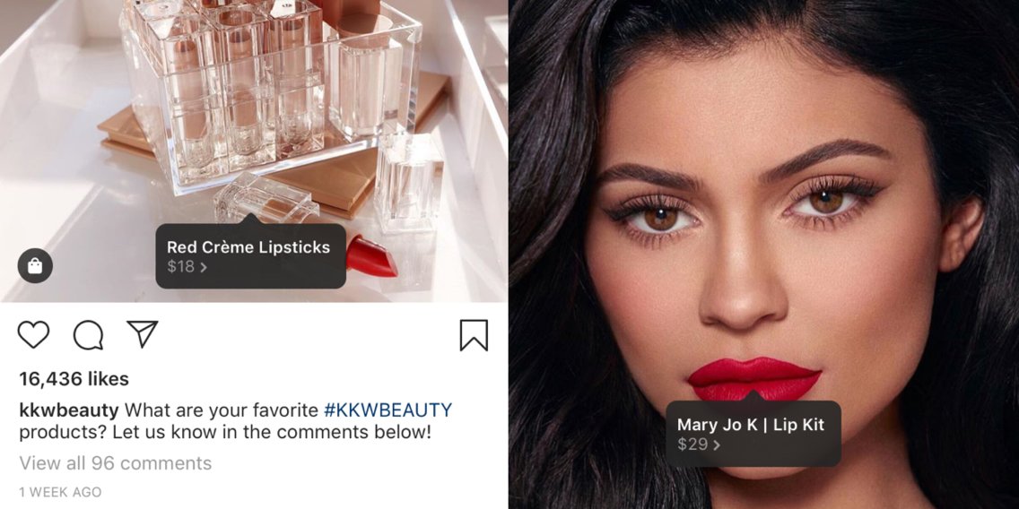 You can now shop from brands including Kylie Cosmetics, Nike, and Zara on Instagram — here's the list (FB)