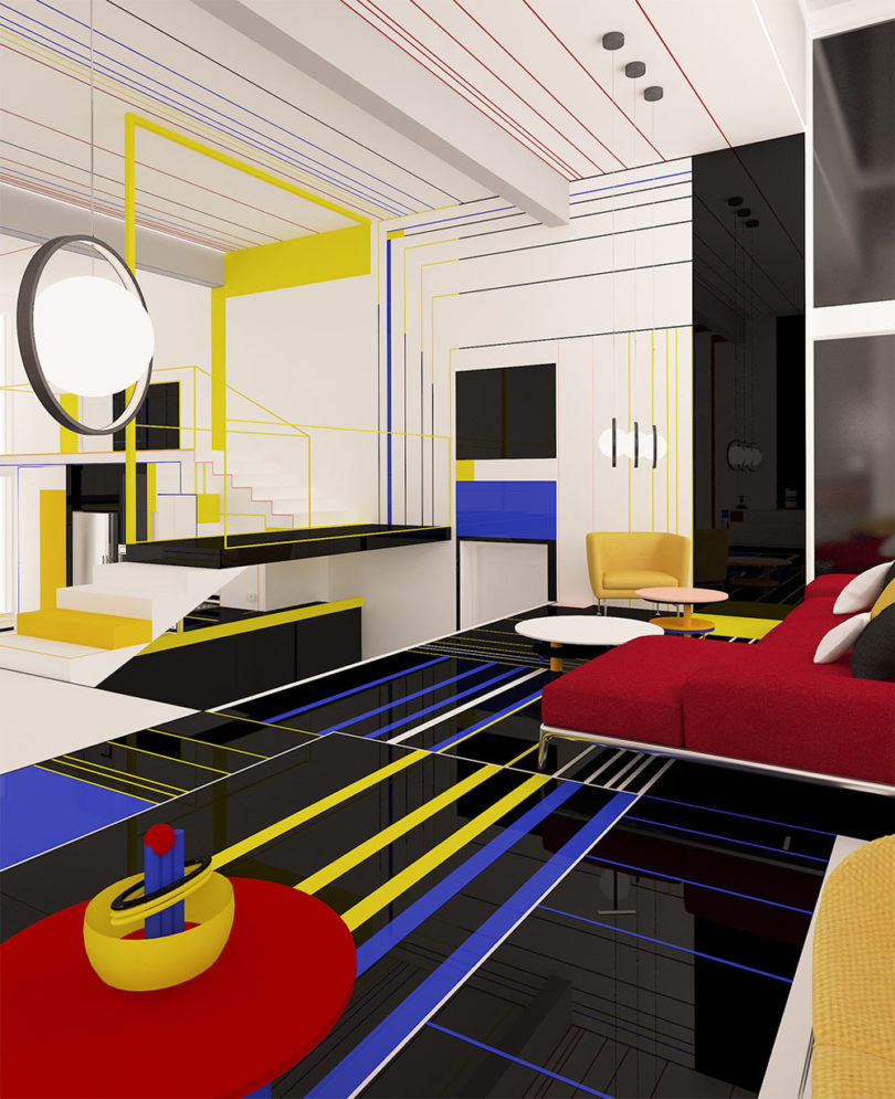 “Breakfast with Mondrian”