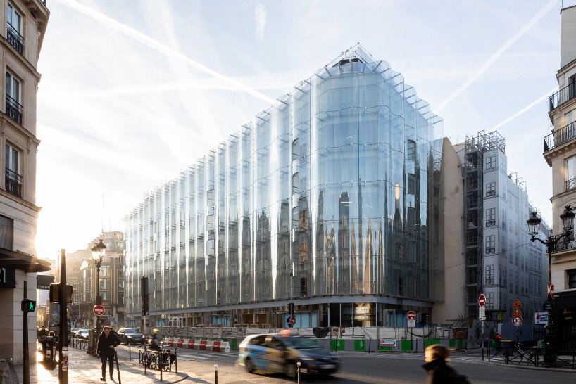SANAA's rippling glass façade bookends 'la samaritaine' restoration – Designboom