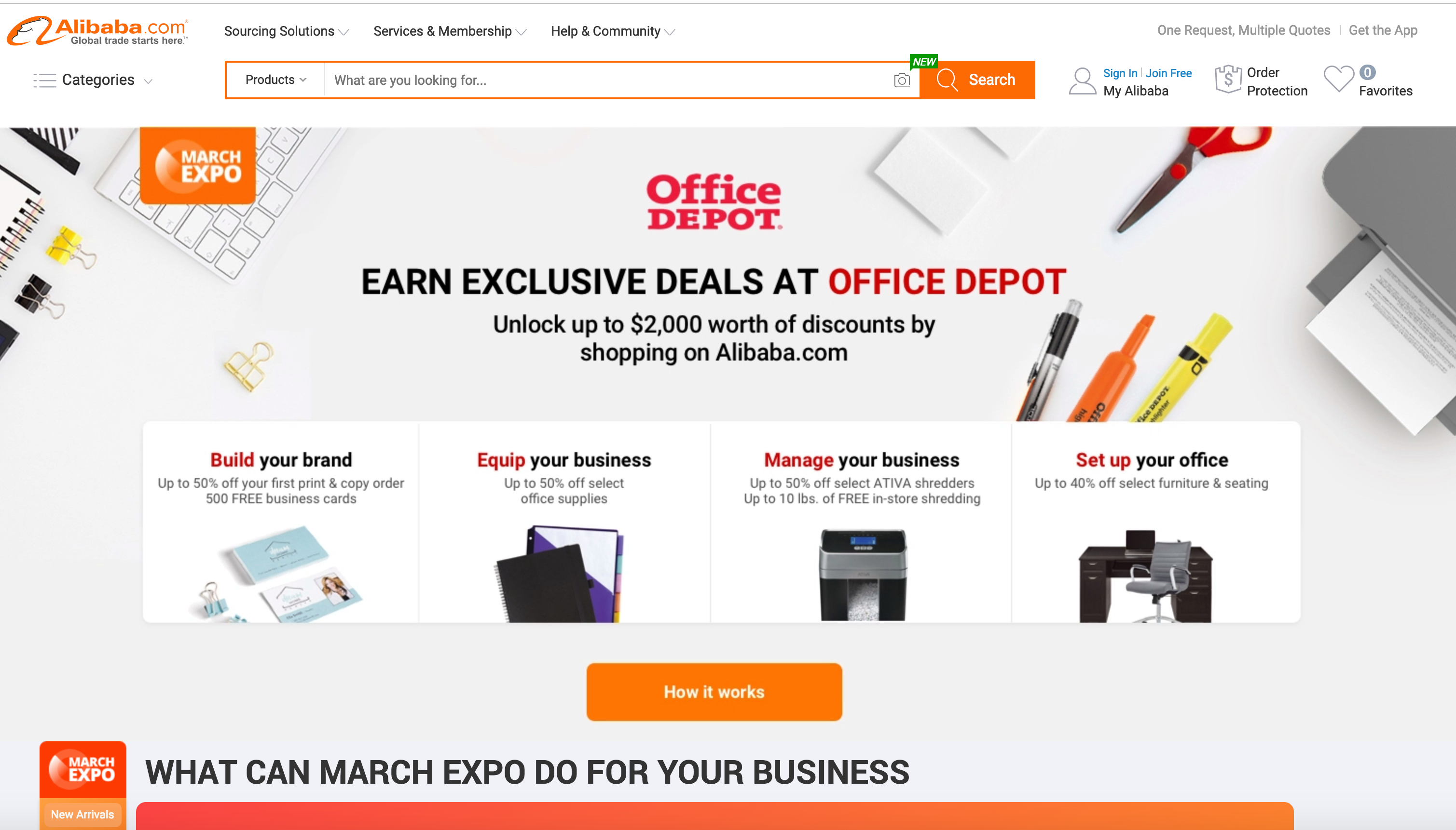 Office Depot partners with Alibaba to focus on small to medium-sized businesses’ needs