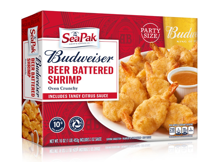 SeaPak and Budweiser Team Up to Launch a Better Batch of Beer-Battered Seafood – PerishableNews