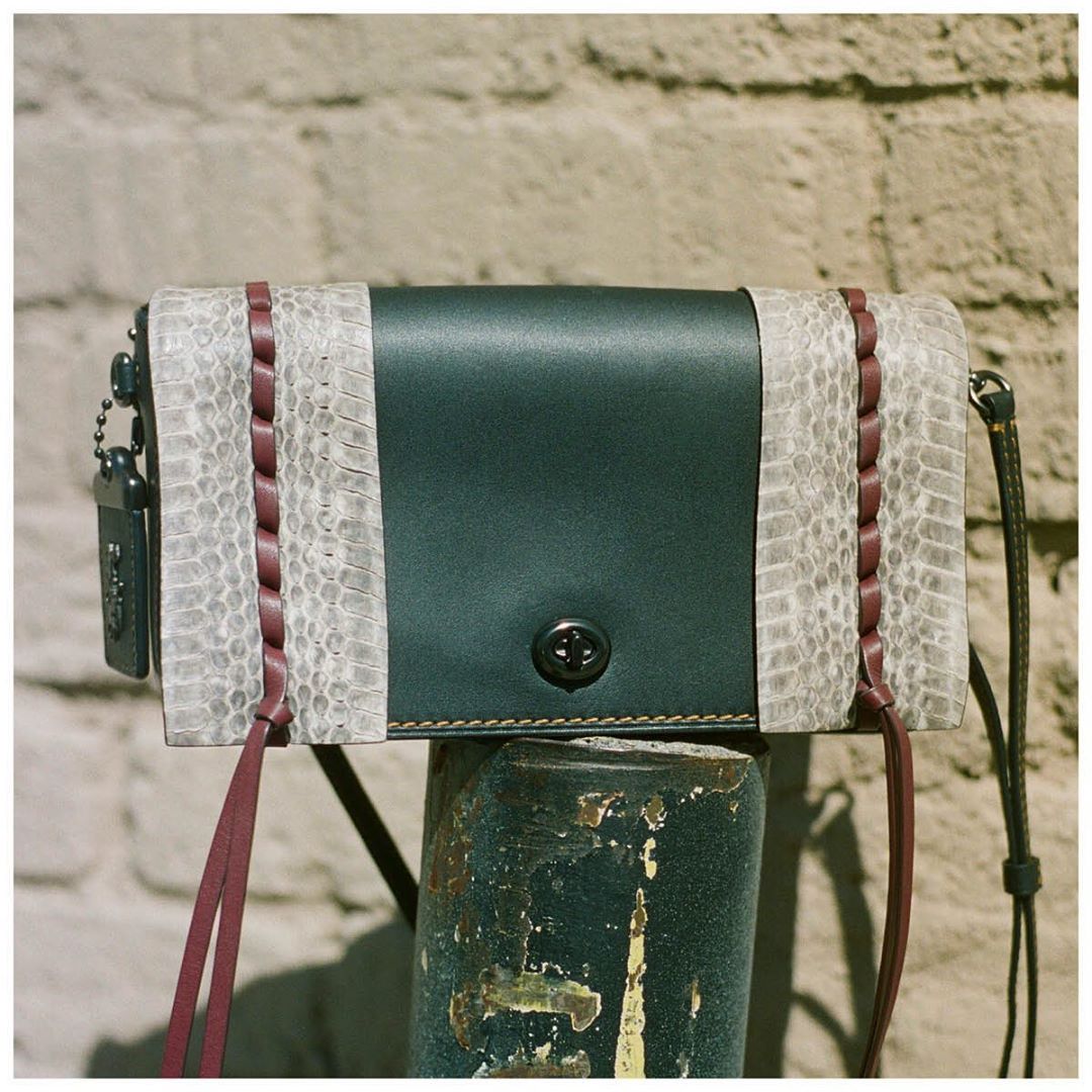 Custom whipstich whips our Dinky bag in an artisanal yet elevated direction. How would you design your Dinky? Share your #CoachCreate for a chance to be featured on our Instagram. #CoachNY