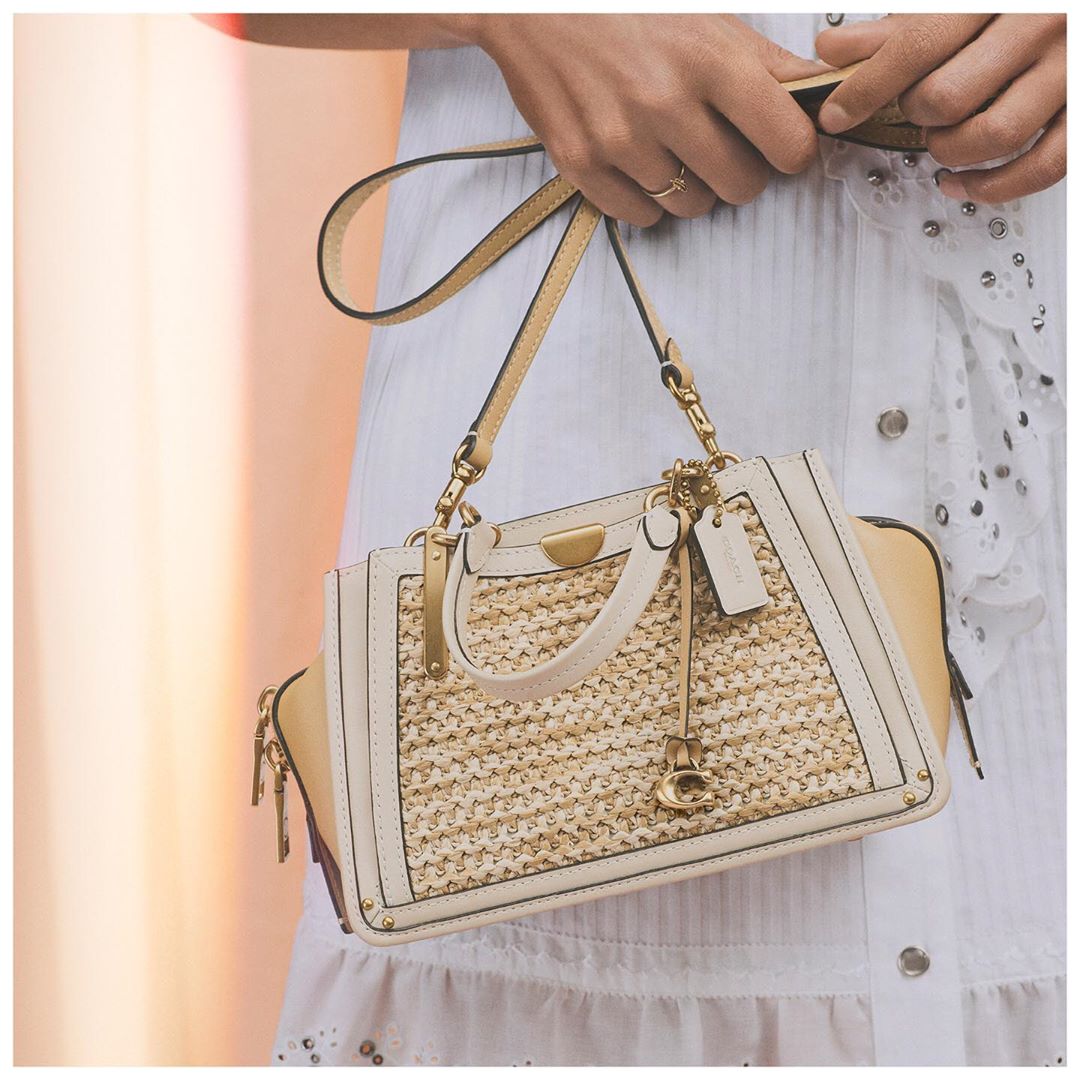 Weaving a new dream. Crafted in raffia and refined leather, our newest Dreamer is just what spring had in mind.  #MothersDay #CoachNY