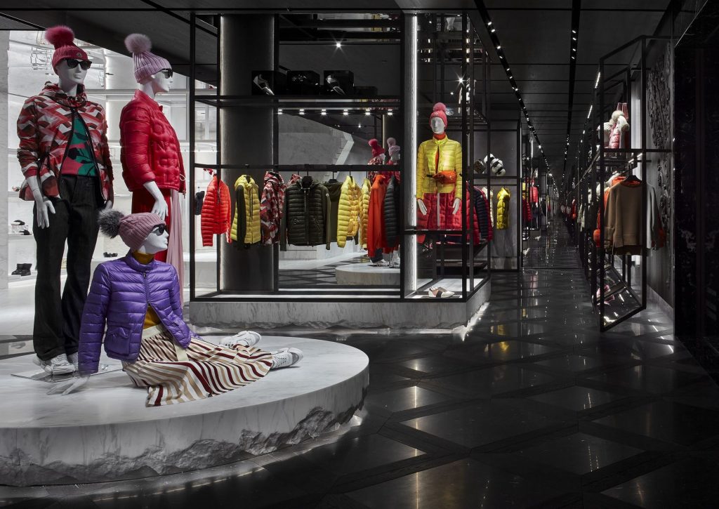Moncler flagship store in Singapore