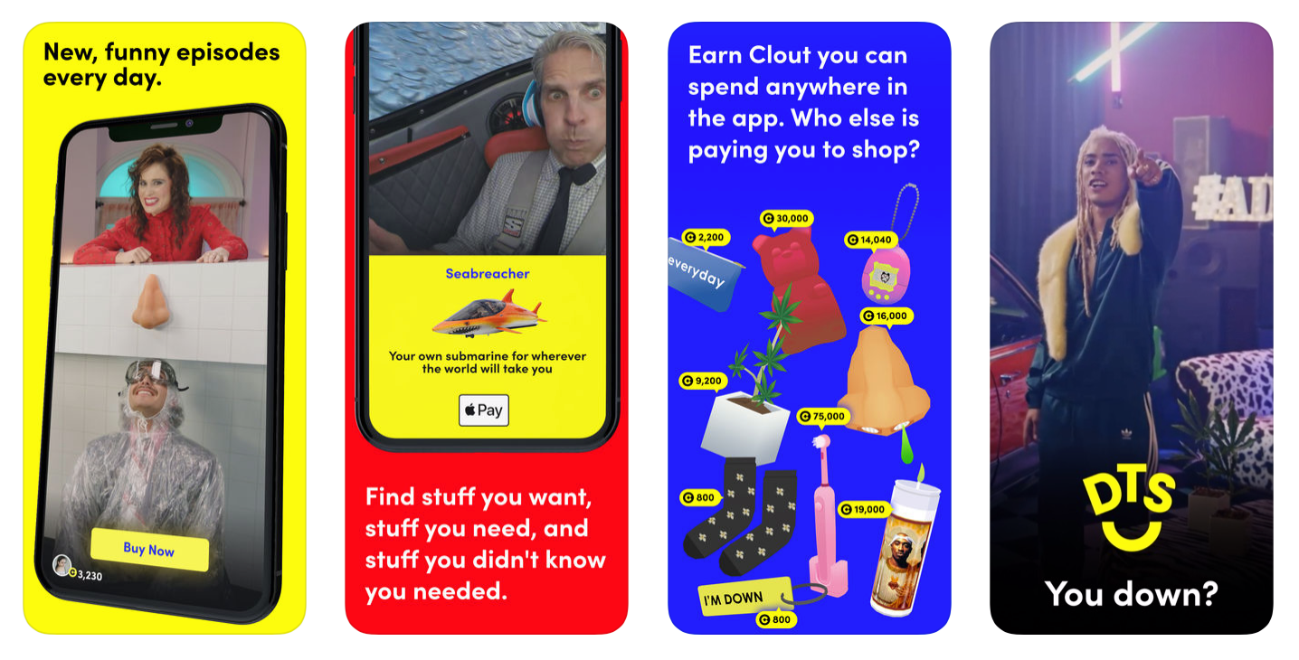 Down to Shop is a tongue-in-cheek mobile shopping network