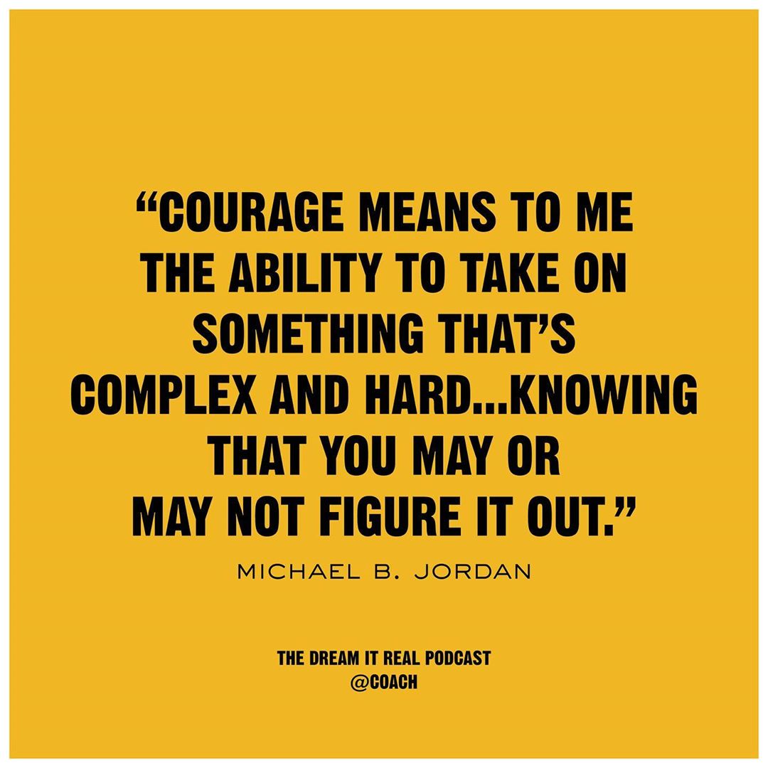 How does #MichaelBJordan figure it all out? Taking it one step at a time and putting in the hard work. Listen to his conversation with @hebennigatu on the second episode of our #DreamItReal podcast, a new weekly series of inspirational interviews with some of our favorite friends of the House. Click the link in bio for Michael's full interview and don't forget to subscribe to our series, available on Apple Podcasts, Spotify, Stitcher or wherever you listen to your favorite podcasts. Special thanks to @pineapple.fm. #CoachNY