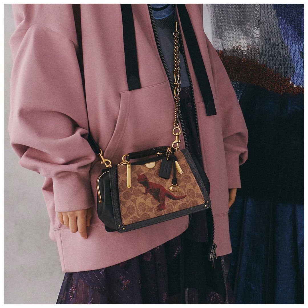 Style that roars. #CoachShanghai #RexyTheCoachDino #CoachNY