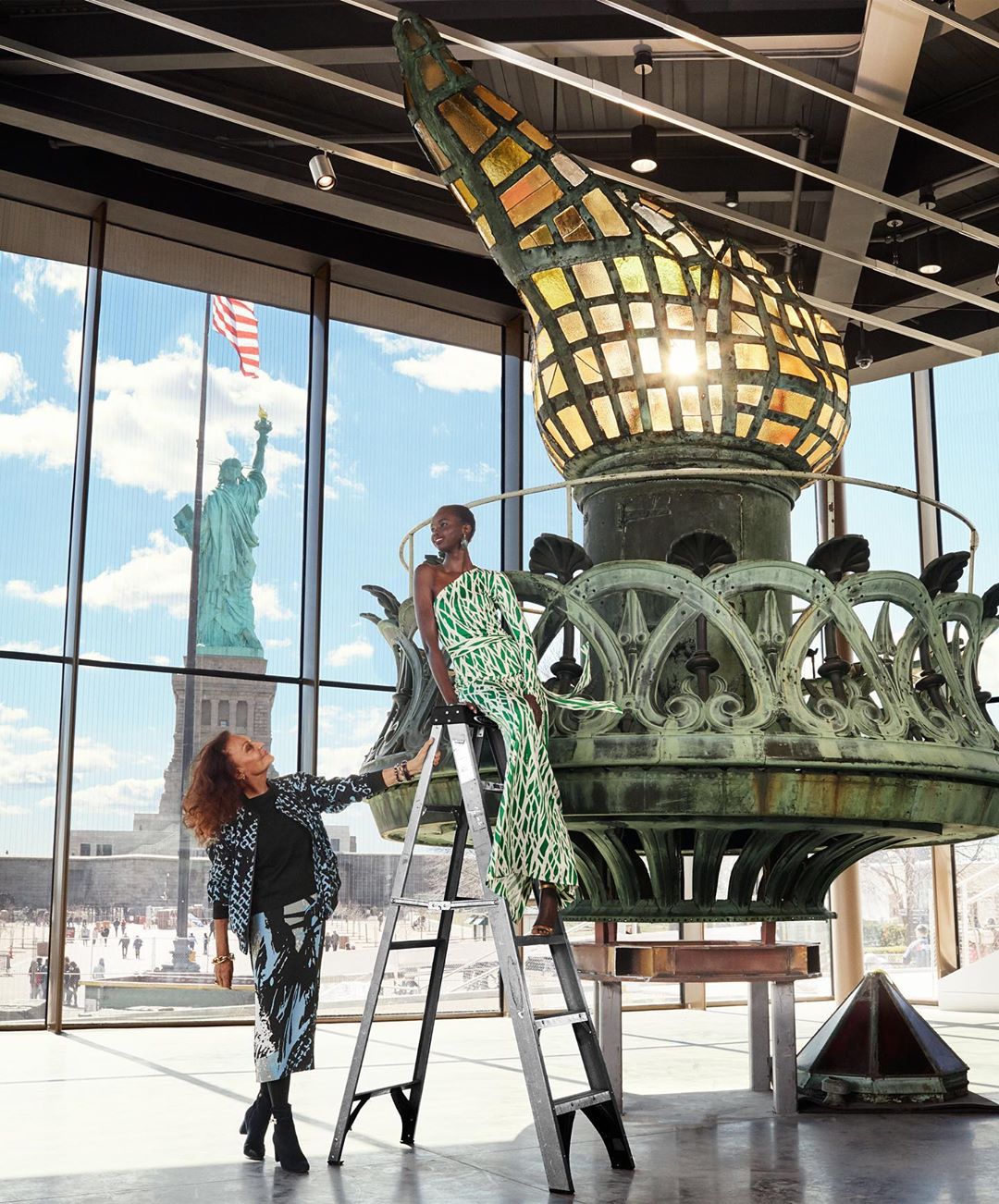 Diane von Fürstenberg Brings Augmented Reality to New York’s Iconic Monument