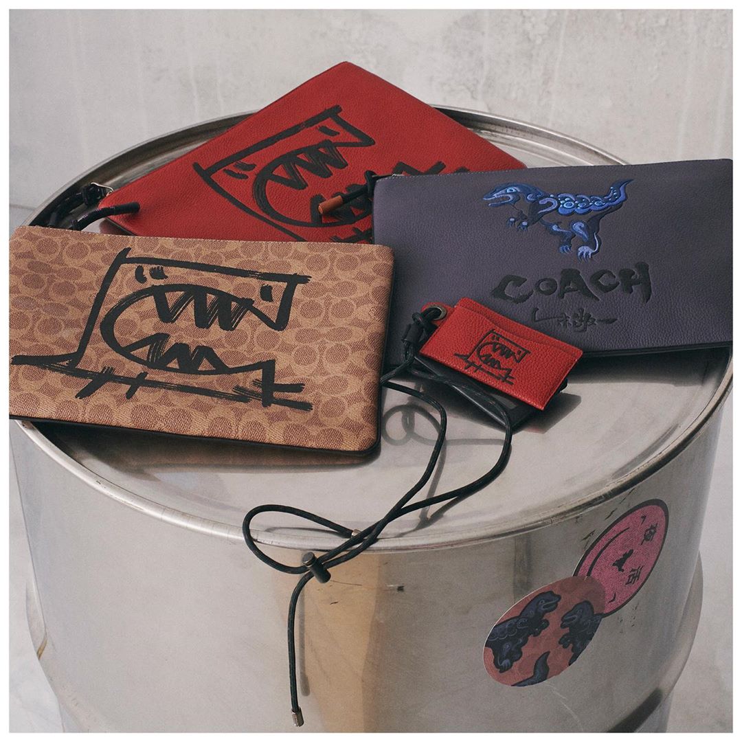 Small things, big bite. @undesign and @zhujingyi1975 put their spin on #RexyTheCoachDino. Shop our exclusive #CoachShanghai collection via link in bio. #CoachNY