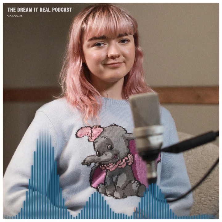 The hero of Winterfell is also something of a tech entrepreneur. #GOT's #MaisieWilliams opens up on our #DreamItReal podcast. Listen to the full interview via link in bio. #CoachNY