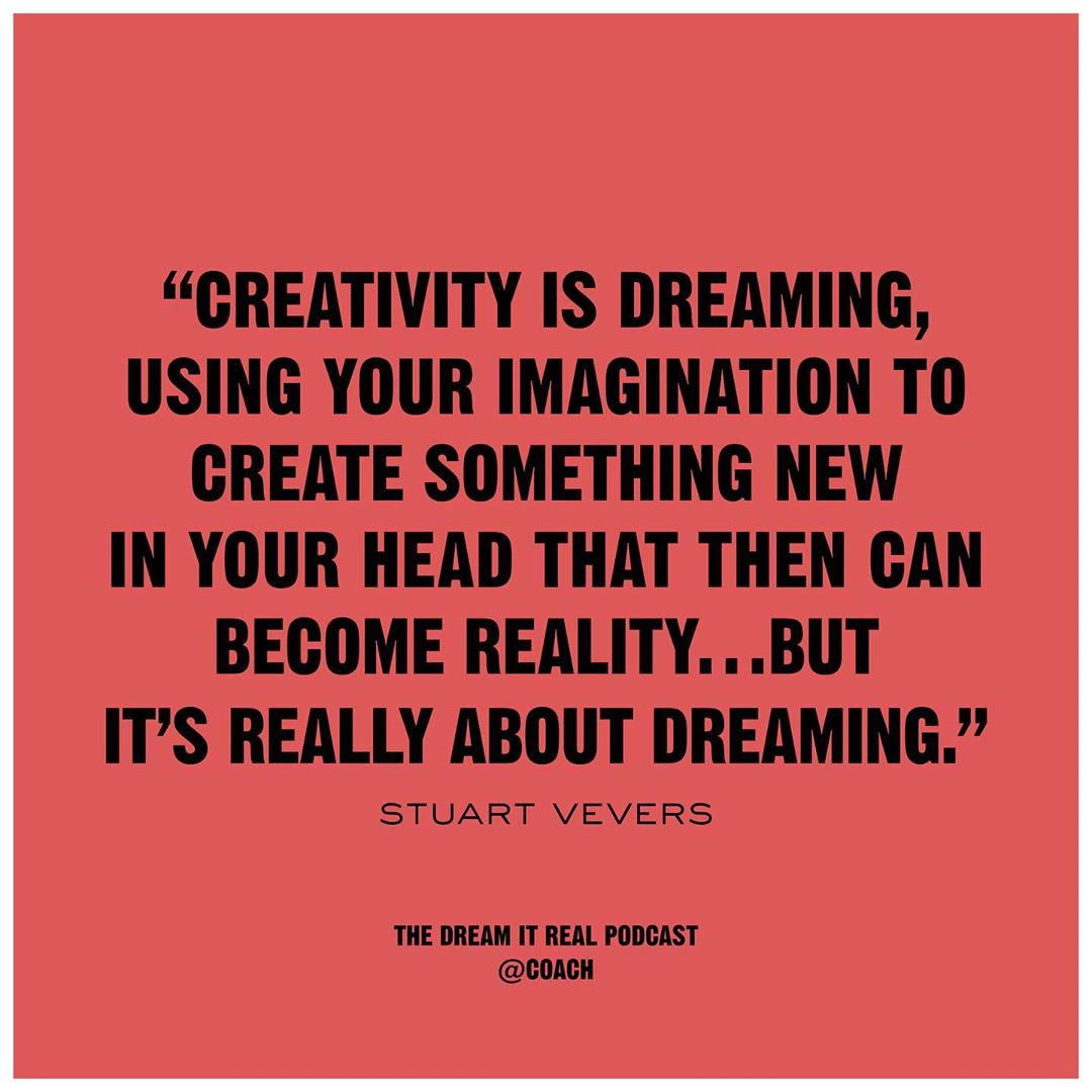 He would know. Coach Creative Director @StuartVevers shares what goes into his creative process to #DreamItReal. Listen to our latest podcast episode via link in bio. #CoachNY