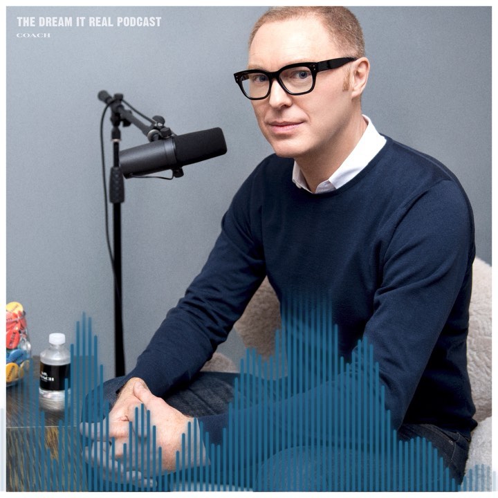 Our very own creative director @StuartVevers takes to the mic in our newest #DreamItReal episode. From dreaming of fashion as a young child in England to headlining #NYFW, Vevers talks inspiration, creativity and taking action. Tune in, download and subscribe to the latest episode at Apple Podcasts, Spotfy, Stitcher or wherever you get your podcasts. #CoachNY