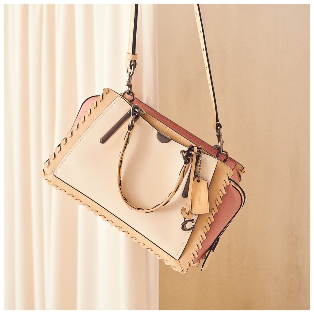 Just dreamy. In a pretty colorblock of pastels and accented with craft whipstitching, our newest Dreamer. Shop the summer-perfect collection via link in bio. #CoachNY