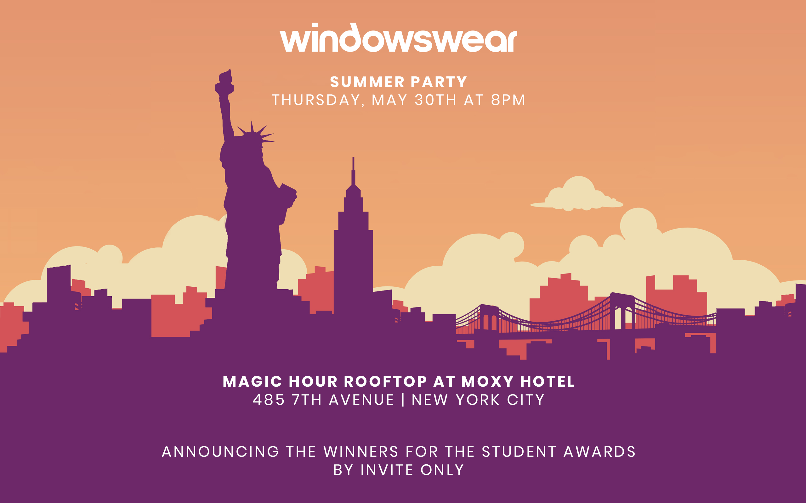WindowsWear Summer Party (Thursday, May 30, 2019 in New York City)!