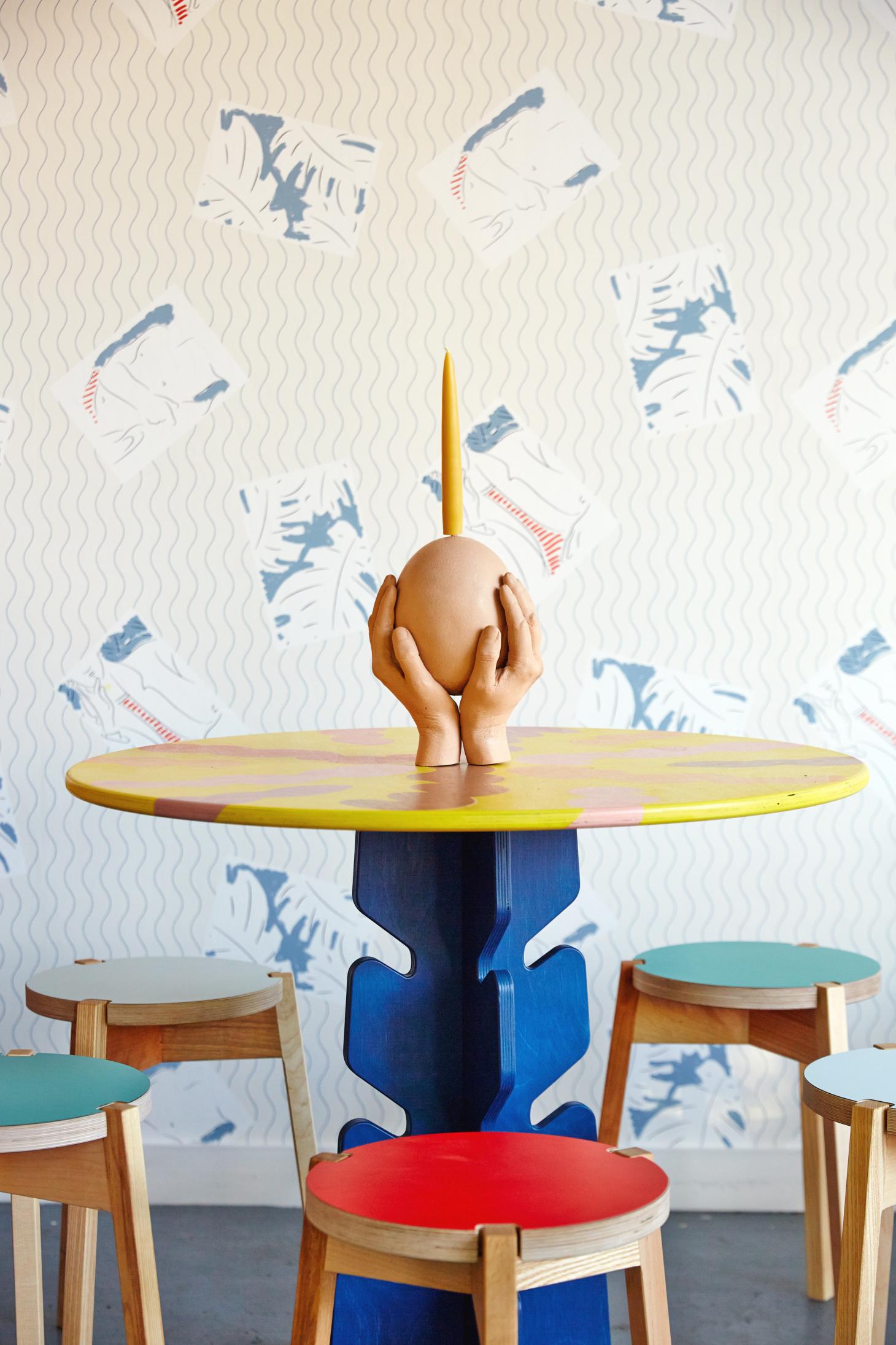 A Pop-Up Peckham Exhibition and Café Blends Food and Art
