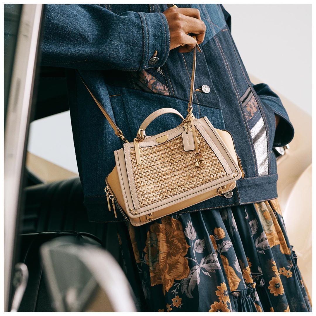 Our Dreamer 21 crafted from sunkissed straw and refined leather will be your bag of the summer. #CoachNY