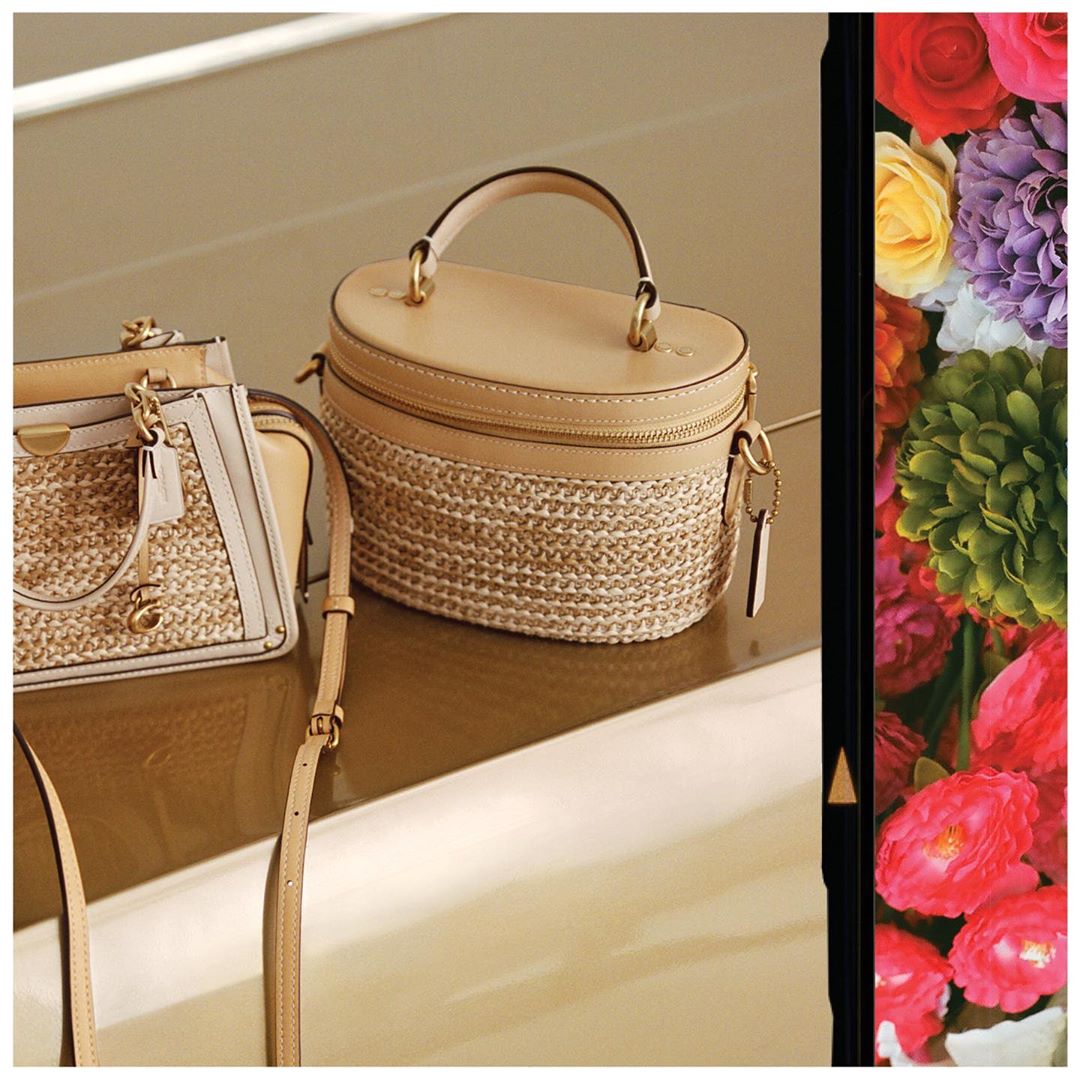 A tisket, a tasket. A pair of summer bags inspired by baskets. #CoachNY