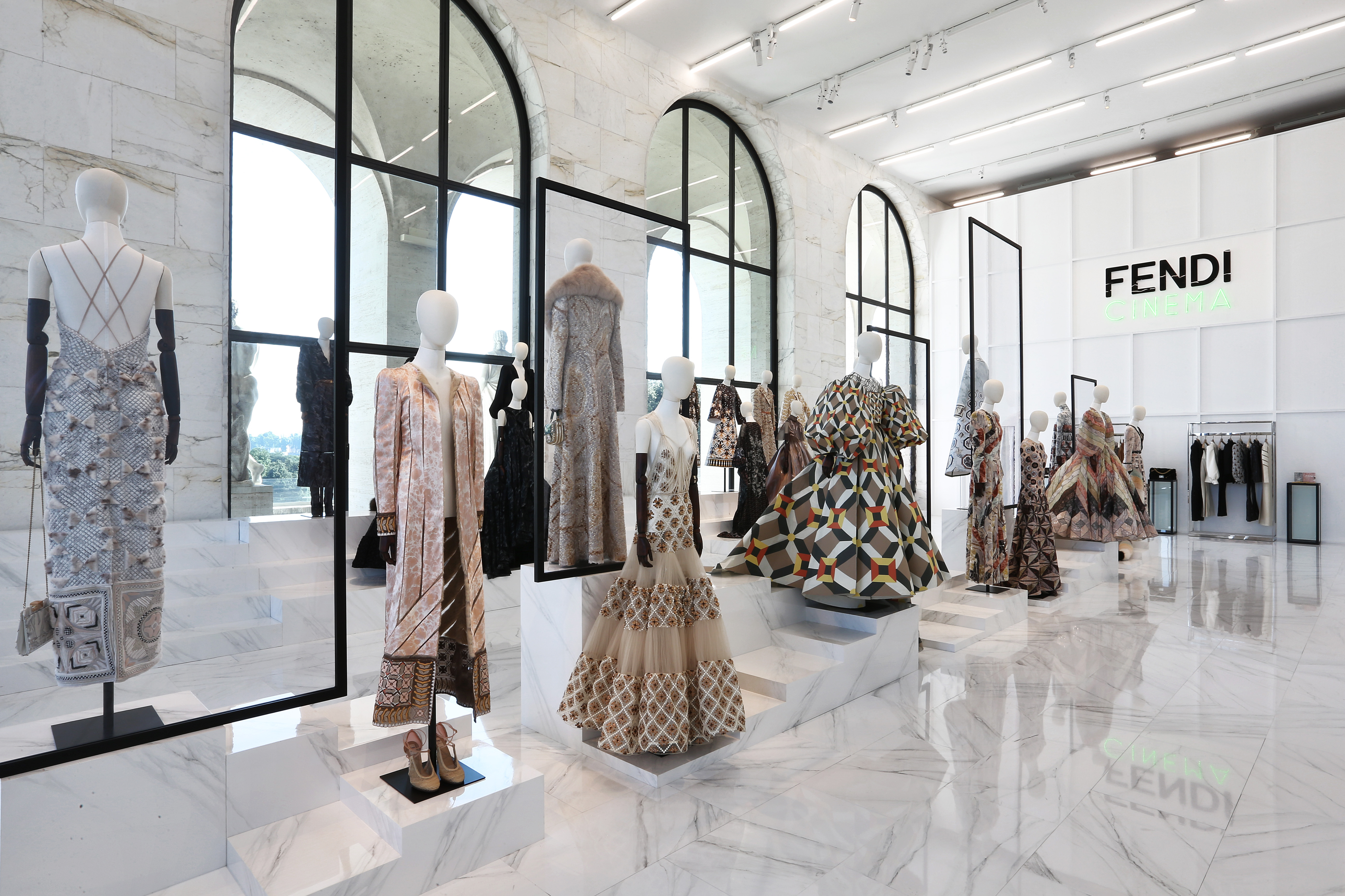 Fendi Couture Exhibit the Dawn of Romantic Opens in Rome