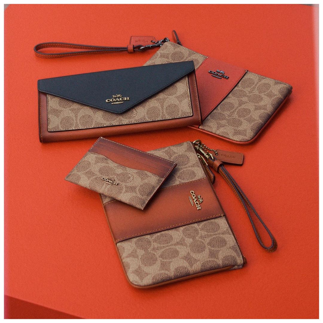For card-carrying members of the Coach fam. Signature wallets, wristlets and card cases are always a good idea. #CoachNY