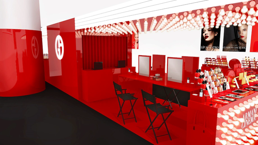 This New Beauty Pop-Up Celebrates Giorgio Armani’s Lifelong Love for the Cinema