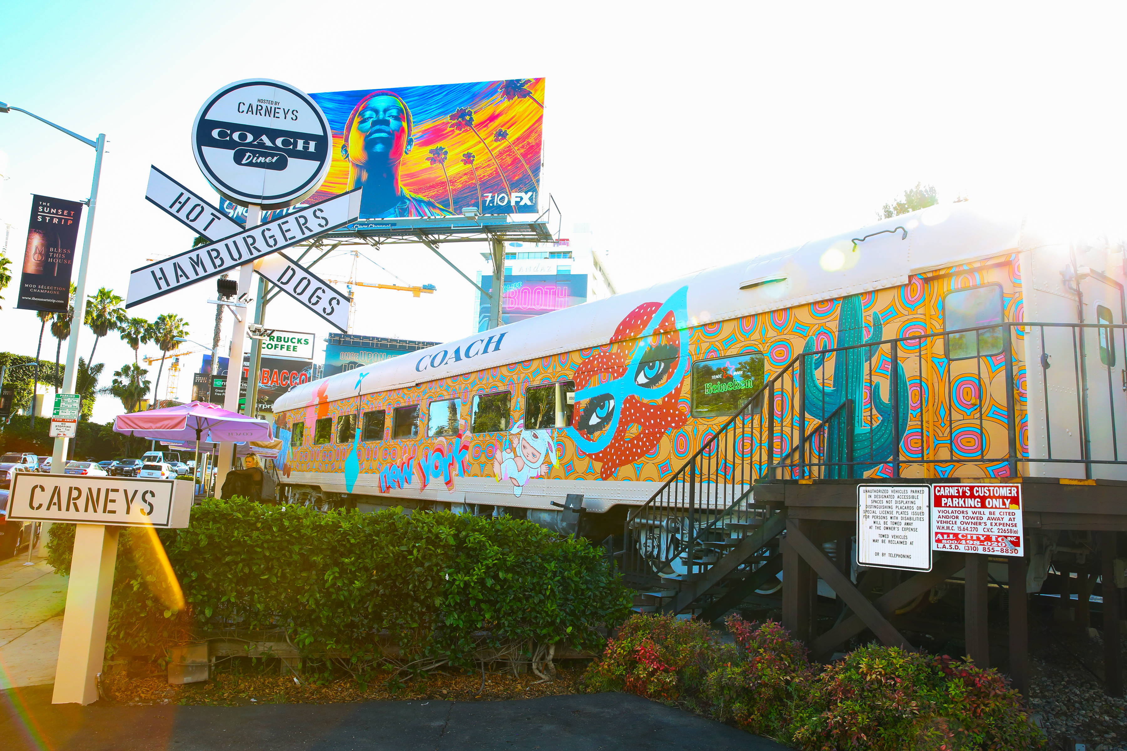 Coach Launches Coach Art of Signature Train Car in Los Angeles