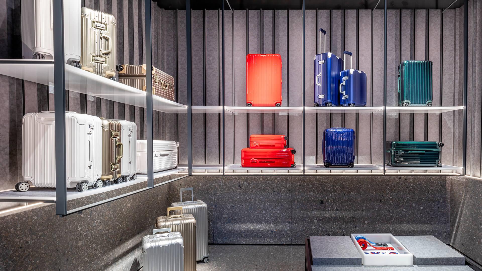 The New Rimowa Store in Milan is a Plaudit for Metal and Stone