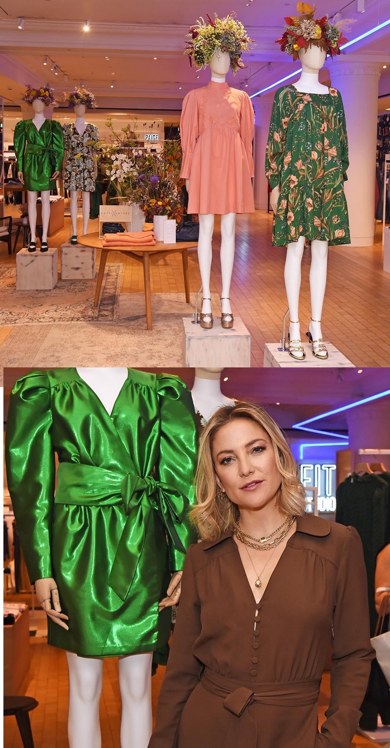 Kate Hudson Unveils Happy x Nature Label at London’s Selfridges