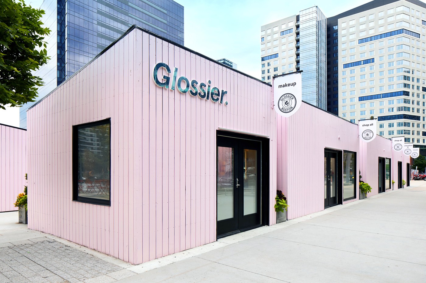 Take a Look Inside Glossier’s Newest Immersive Pop-Up Store in Boston