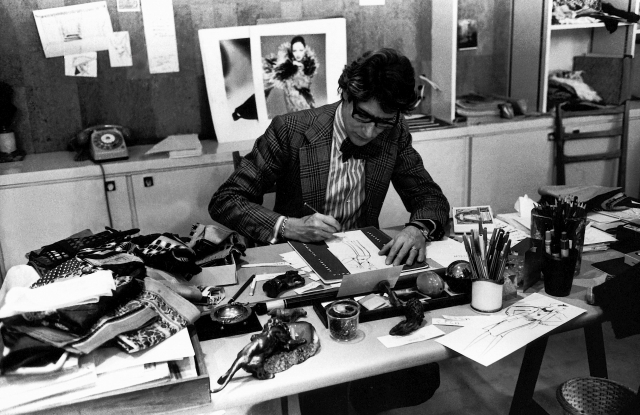 Yves Saint Laurent Fabric Exhibition Set for Lyon