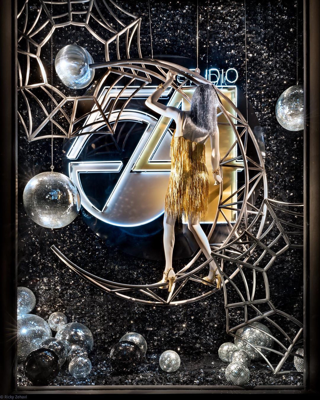 Studio 54 Takeover at Bergdorfs Fifth Avenue
