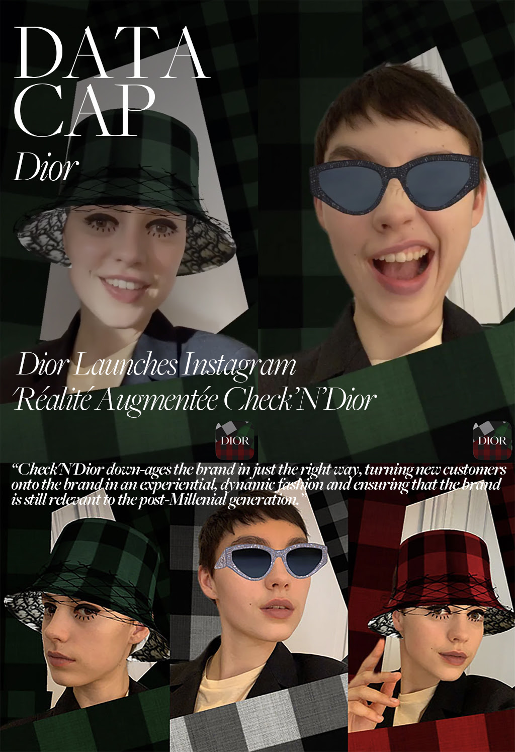 Dior Launches Check’N’Dior Instagram Augmented Reality
