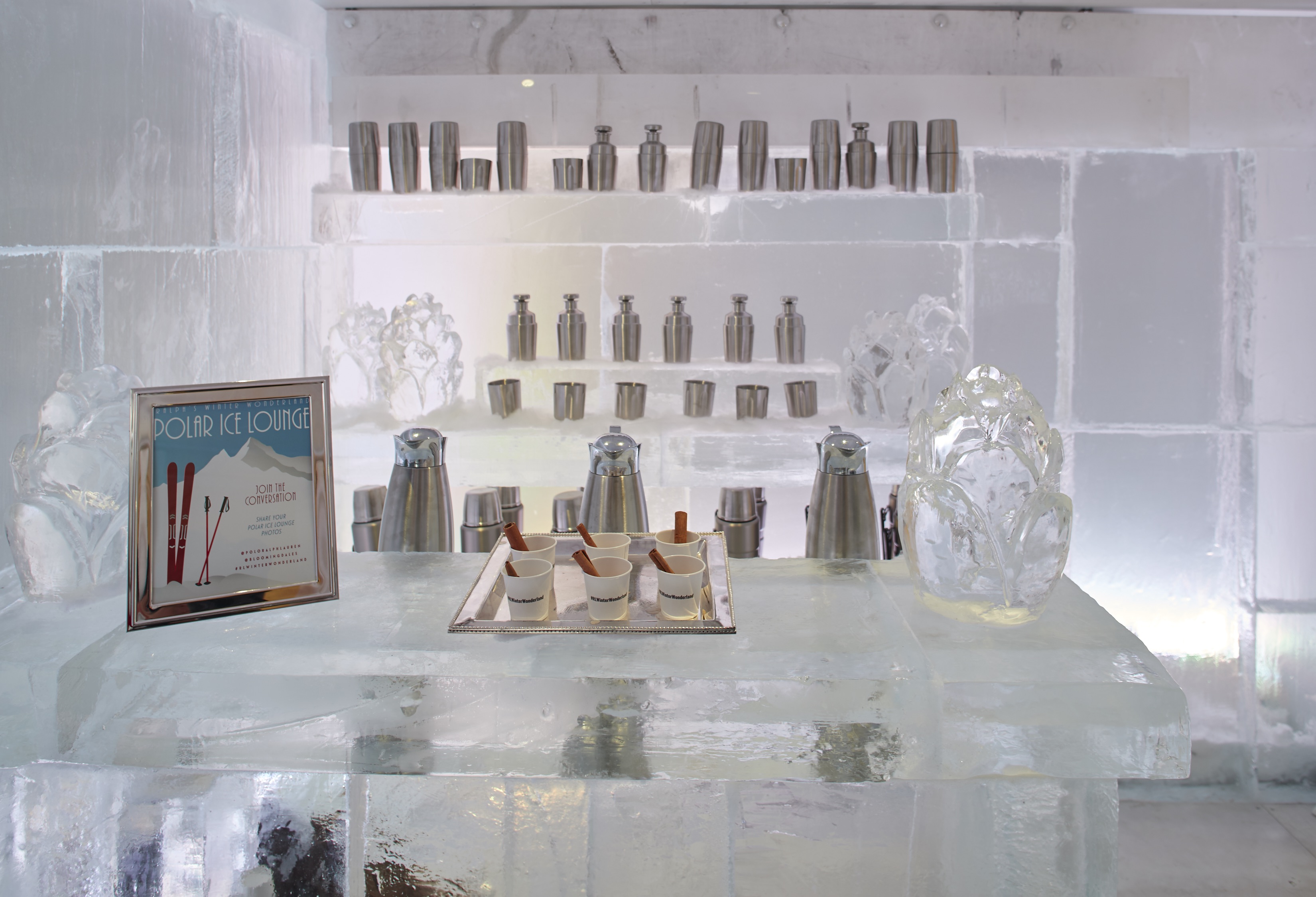 Polo Installs Ice Lounge at Bloomingdale’s for the Holidays